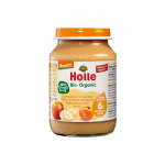 HOLLE ābolu, banānu un aprikožu biezenis BIO, 190 g