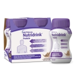 NUTRICIA NUTRIDRINK PROTEIN ar mokas kafijas garšu, 4 gab., 125 ml