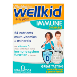 WELLKID IMMUNE košļājamās tabletes, 30 gab.