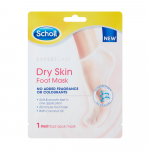 SCHOLL pēdu maska ​​sausai ādai bez smaržvielām, 1 pāris