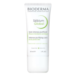 BIODERMA крем для кожи, склонной к образованию угрей SEBIUM GLOBAL, 30 мл