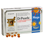 D-PEARLS MEGA kapsulas, 40 gab.