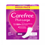 CAREFREE ikdienas ieliktnīši PLUS LARGE LIGHT SCENT, 64 gab.