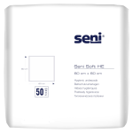 SENI SOFT HE absorbējošie palagi, 60x60 cm, 50 gab.