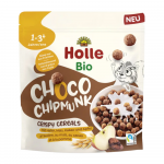 HOLLE kraukšķīgas sausās brokastis ar kakao CHOCO CHIPMUNK, 125 g