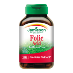 JAMIESON FOLIC ACID 1 mg, tabletes, 100 gab.