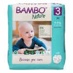 BAMBO NATURE autiņbiksītes 3.izmērs, 4-8 kg, 28 gab.