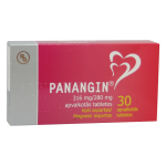 PANANGIN 316 mg/280 mg apvalkotās tabletes, N30