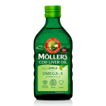 MOLLERS zivju eļļa, šķidrums, ābolu garša, 250 ml