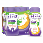 NUTRICIA NUTRIDRINK ar ķirbja, burkānu, ingvera garšu PROTEIN 2.0, 4 gab., 200 ml