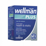 WELLMAN PLUS OMEGA 3-6-9, 28 tabletes un 28 kapsulas