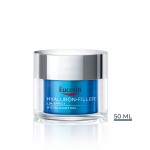 EUCERIN mitrinošs nakts gēlkrēms ar hialuronskābi un vitamīnu B5 HYALURON-FILLER +3x EFFECT, 50 ml