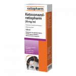 KETOCONAZOL-RATIOPHARM 20 mg/ml šampūns, 120 ml