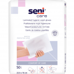 SENI CARE ūdensnecaurlaidīgi vienreizējās lietošanas cimdi CLASSIC, 50 gab.
