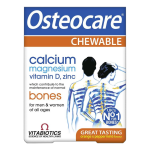 OSTEOCARE CHEWABLE košļājamās tabletes, 30 gab.