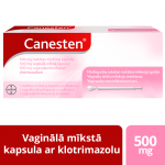 CANESTEN 500 mg vaginālā mīkstā kapsula, N1