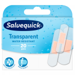 SALVEQUICK plāksteri TRANSPARENT, 20 gab.