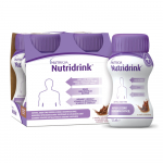 NUTRICIA NUTRIDRINK ar šokolādes garšu, 4 gab., 125 ml