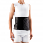 TONUS ELAST medicīniskā pēcoperāciju josta, no elpojoša, nodilumizturīga materiāla, ar plastmasas ieliktņem AIR (mod. 9901),melna,XL, 1 gab.