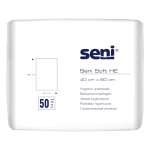 SENI SOFT HE absorbējošie palagi, 40x60 cm, 50 gab.