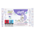 HAPPY mitrās salvetes SENSITIVE, 10 gab.