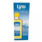 LYSI Zivju eļļa mencu, dabīga garša, 240 ml šķīdums