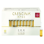CRESCINA TRANSDERMIC ampulas matu augšanai 500, sievietēm, 20 ampulas