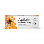 APILAK-GRINDEKS 10 mg, tabletes, 25 gab.
