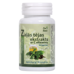 ZAĻĀS TĒJAS EKSTRAKTS ar C vitamīnu, kapsulas, 60 gab.