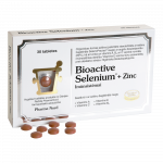 BIOACTIVE SELENIUM + ZINC tabletes, 30 gab.