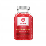 THE COLLAGEN COMPANY želejkonfektes ar arbūza garšu MARINE COLLAGEN, 60 košļājamās pastilas