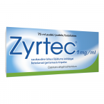 ZYRTEC 1 mg/ml šķīdums, 75 ml