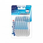 JORDAN zobu bakstāmie gumijas CLEAN BETWEEN REGULAR, 21 gab.