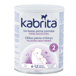 KABRITA 2 piena maisījums uz kazas piena pamata no 6 līdz 12 mēn., 400 g