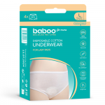 BABOO pēcdzemdību kokvilnas biksītes, L izmērs, 4 gab.