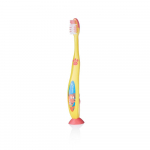 BRUSH BABY zobu birste 6+ gadi, 4 krāsas (Suns) FLOSSBRUH, 1 gab.