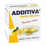 ADDITIVA karstais citrons + C vitamīns + cinks + D3 vitamīns, pulveris, 10 paciņas