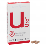 FORMULA VITALE uztura bagātinātājs URO+, 15 kapsulas