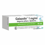 GALAZOLIN 1 mg/ml deguna pilieni, 10 ml