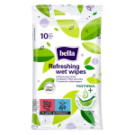 BELLA atsvaidzinošas mitrās salvetes, 10 gab.