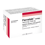 FERRETAB COMP. 152,10 mg/0,50 mg cietās kapsulas, N30