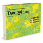 TAVEGYL 1 mg tabletes, 20 gab., N20