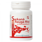 SARKANĀ RAUGA RĪSI ar Monakolīnu K, 60 kapsulas