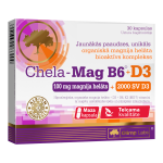 OLIMP LABS CHELA-MAG B6 + D3 kapsulas, 30 gab.