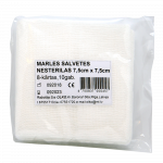 OLKO marles salvetes nesterilas 7.5x7.5cm, 8 kārtas, 10 gab.