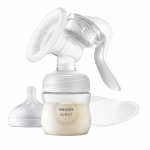 PHILIPS AVENT manuālais krūts piena sūknis ar pudelīti LOTUS, 1 gab.
