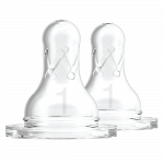 DR.BROWNS I līmeņa knupīši pudelei ar šauru kakliņu, 0-3 mēn., 2 gab.