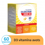 OLIDETRIM 2000 IU, 60 mīkstās kapsulas
