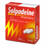 SOLPADEINE 500 mg/8 mg/30 mg tabletes, N12