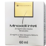 MINOXIDIL INTELI 20 mg/ml šķīdums, 60 ml